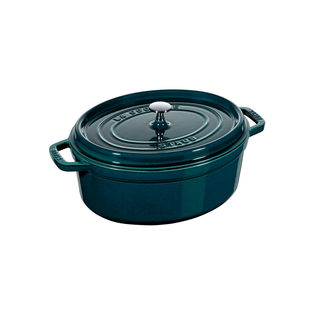Staub Cocotte oval pot 31 cm/5.5 l sea blue, 1103137