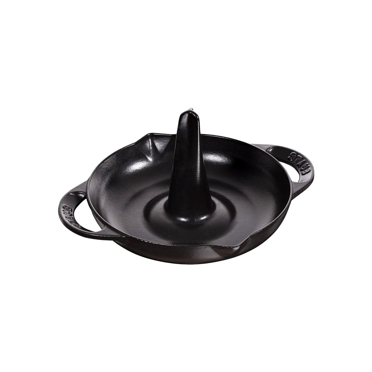Staub cast iron vertical chicken roaster, 24 cm, black, 1200023 