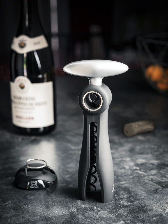 Peugeot Salma table corkscrew with foil cutter, black, 200244