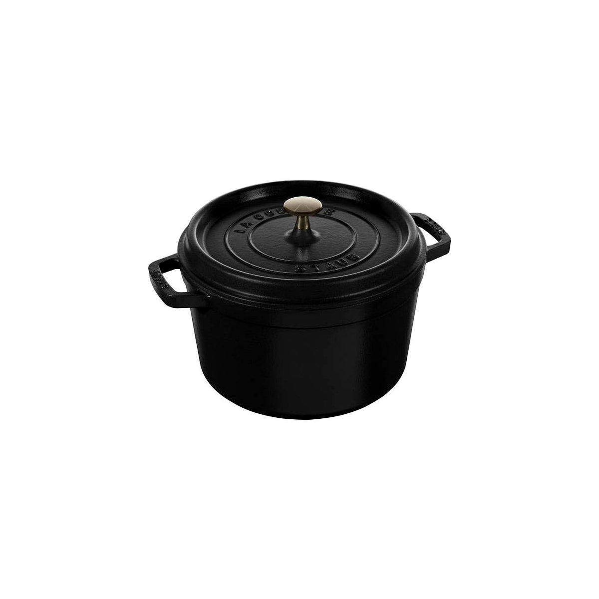 Staub Cocotte hrnec vysoký kulatý 24 cm/4,8 l černá, 12502423