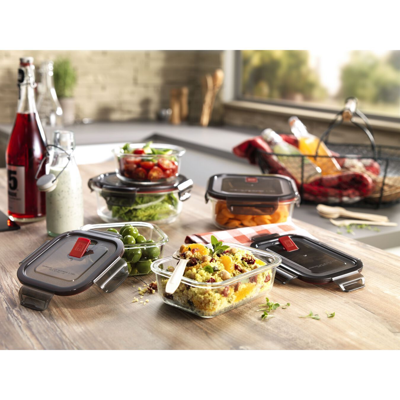 Zwilling Gusto glass food jar, round, 1.3 l, 39506-004