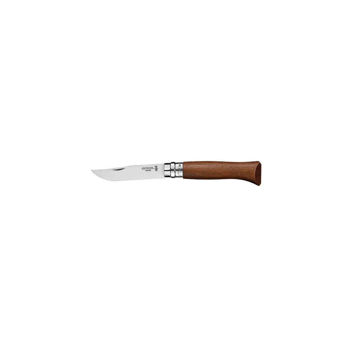 Opinel Walnut Wood N°08 folding knife 8.5 cm, 002022