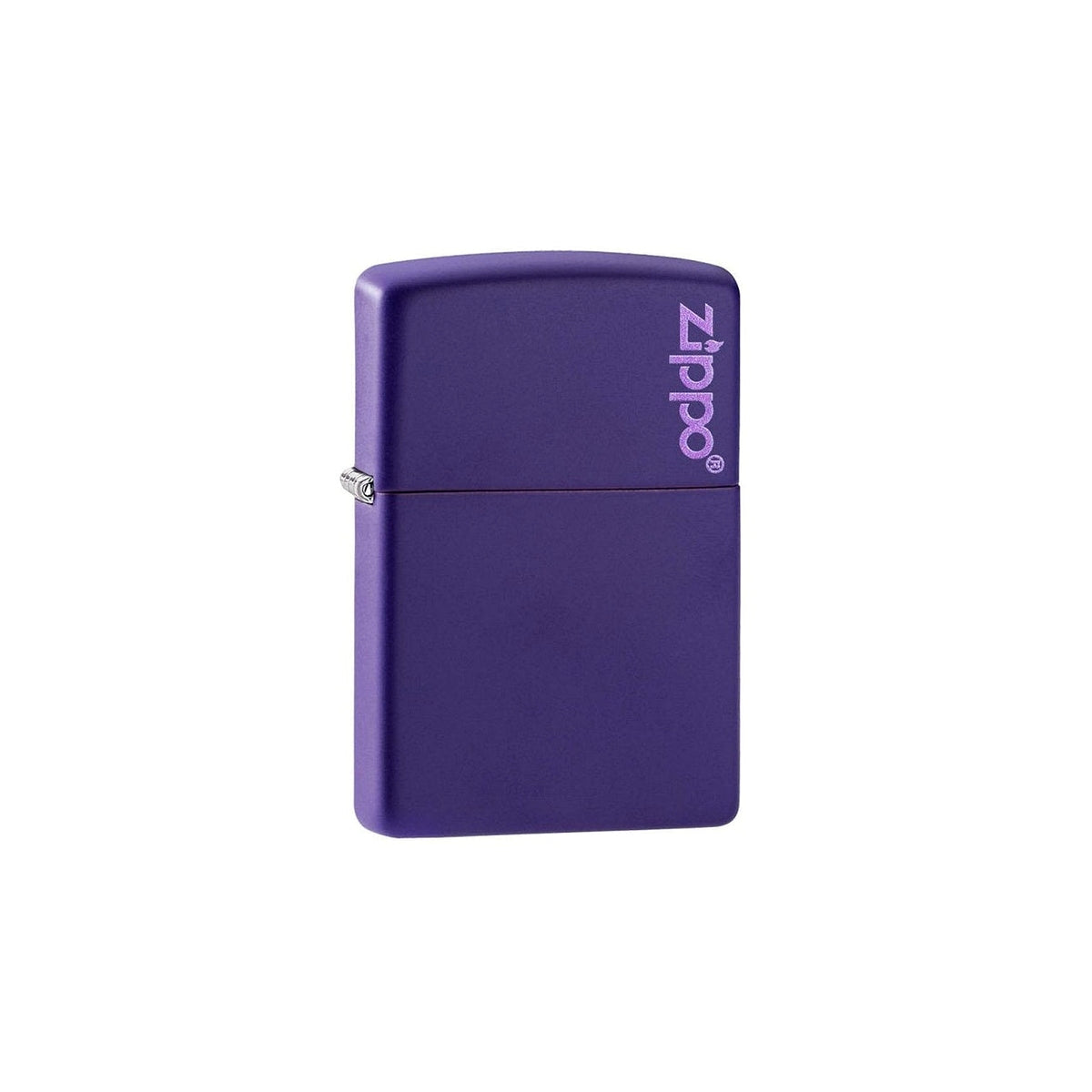 Zippo Lighter 26097 Purple Matte Zippo Logo