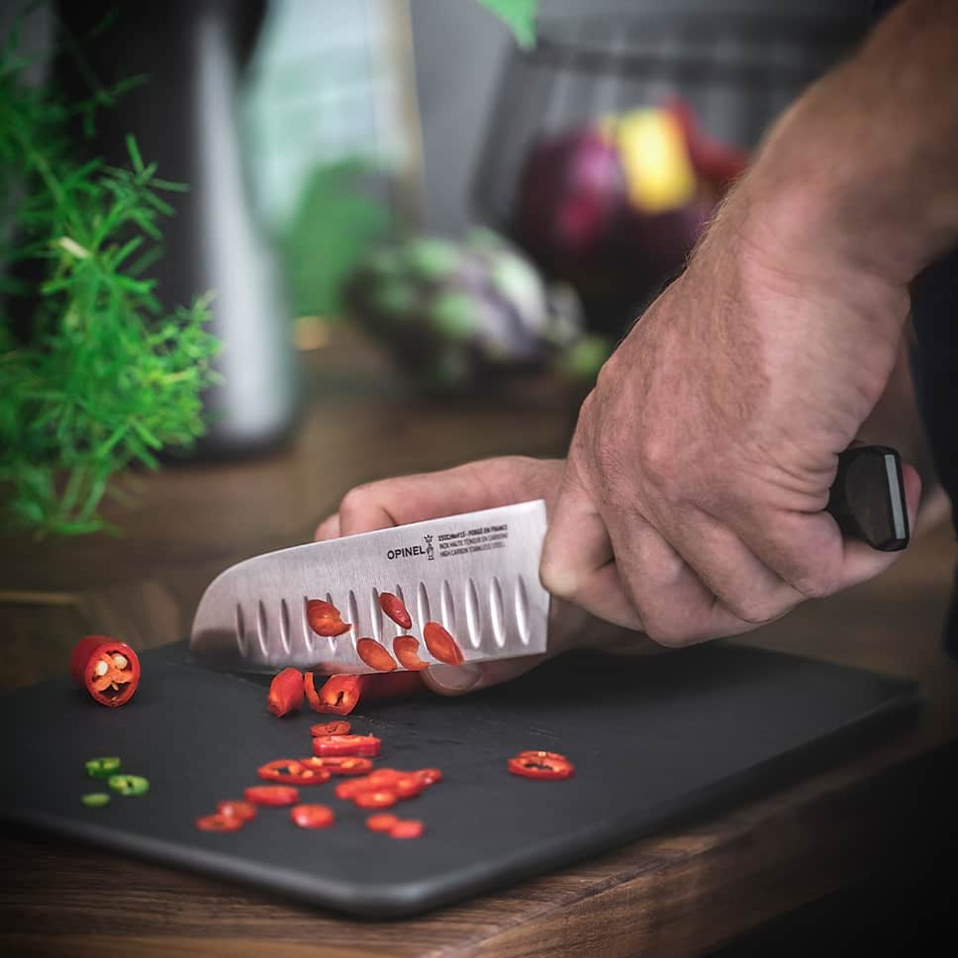 Opinel Les Forgés 1890 Santoku knife 17 cm, 002287