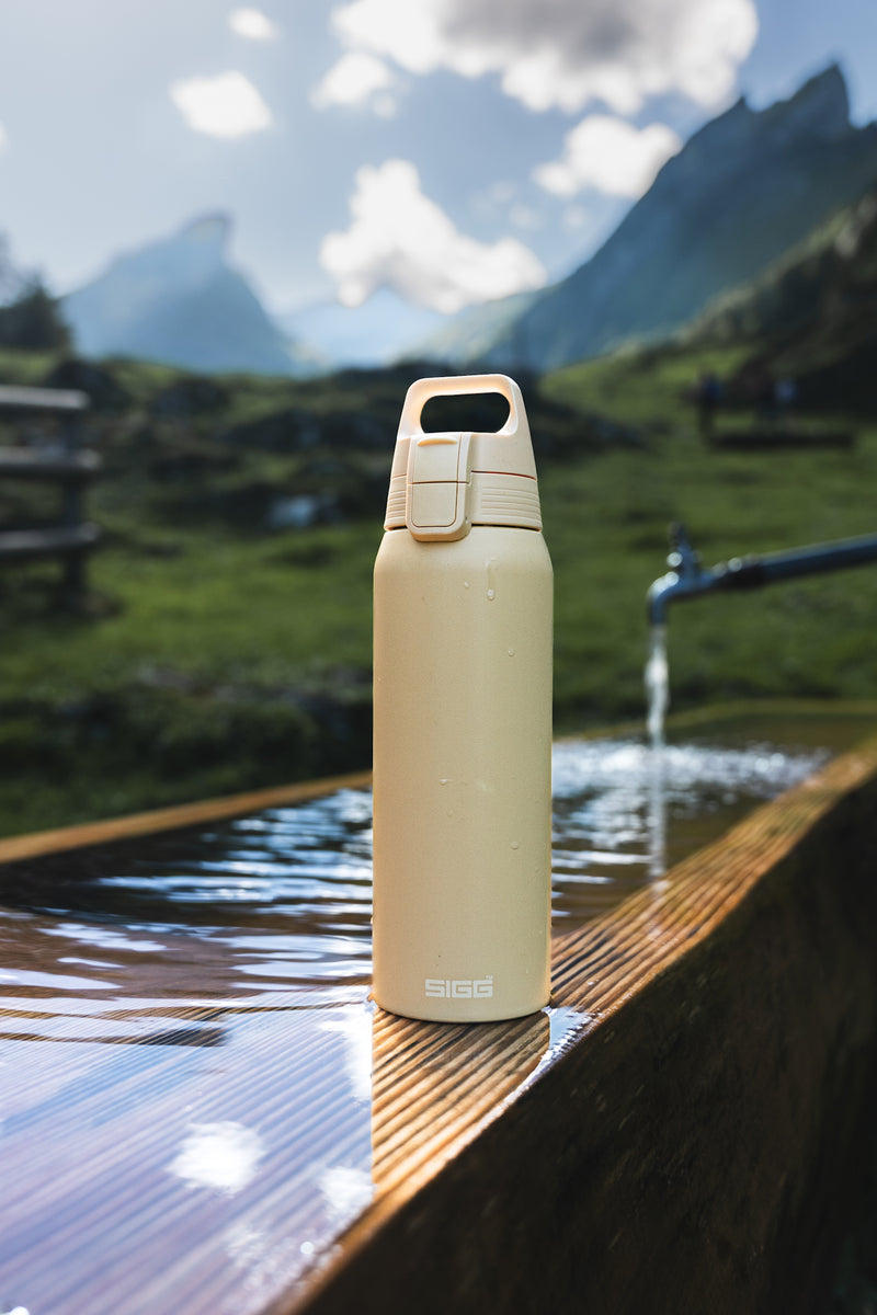 Sigg Shield Therm One stainless steel drinking bottle 750 ml, opti yellow, 6021.10