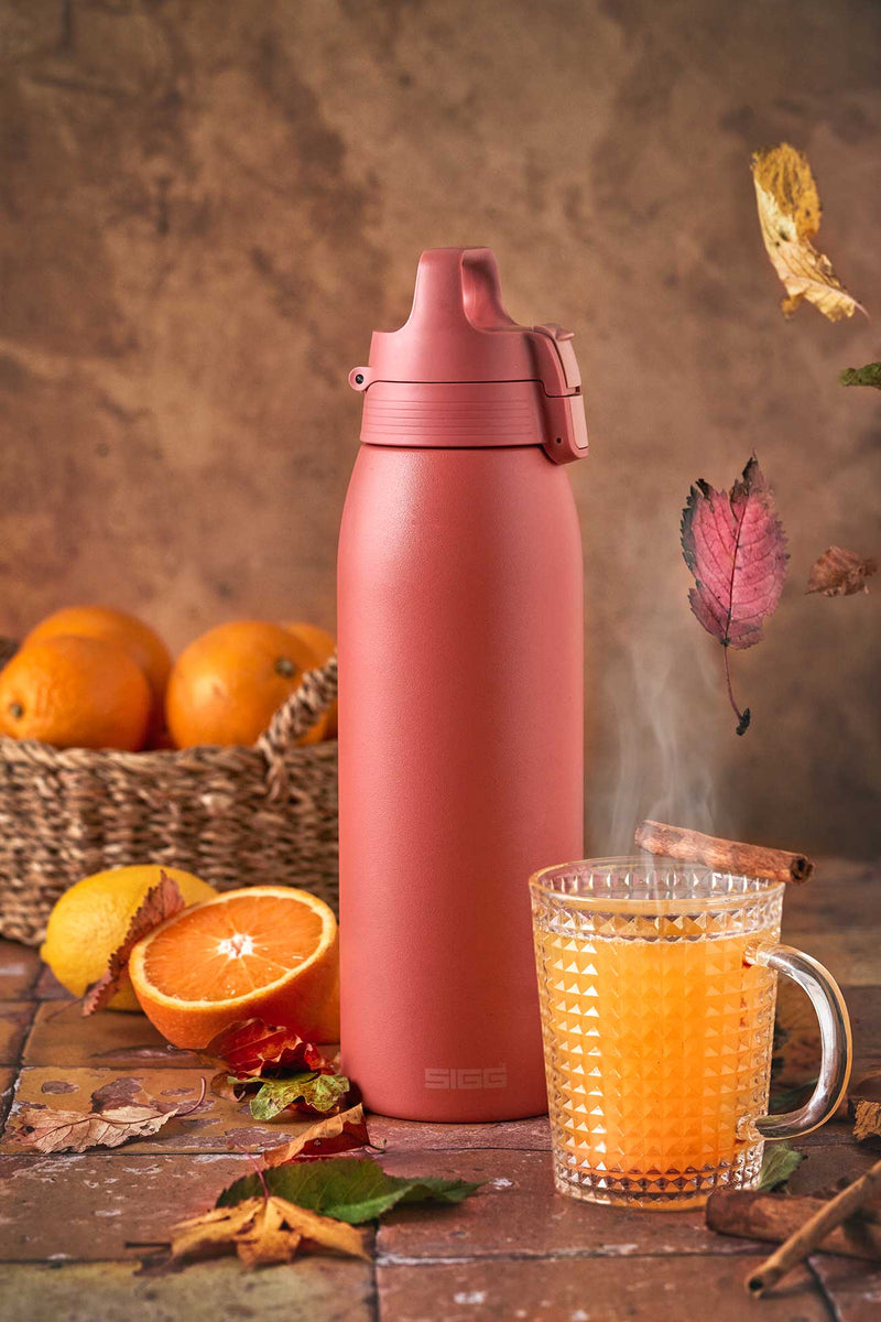 Sigg Shield Therm One stainless steel drinking bottle 1 l, eco red, 6021.80