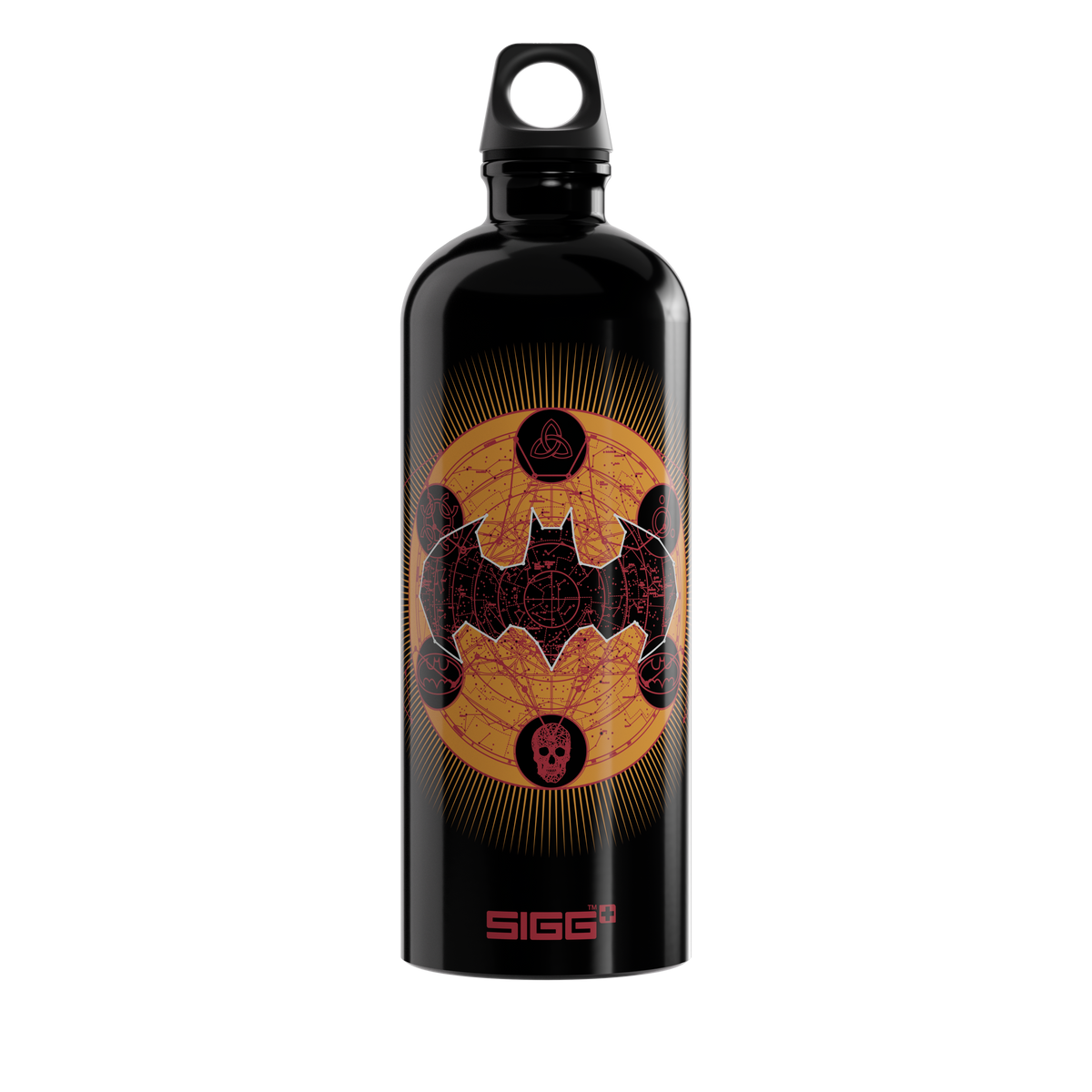 Sigg Traveller drinking bottle 1 l, batman classic gold, 6036.00