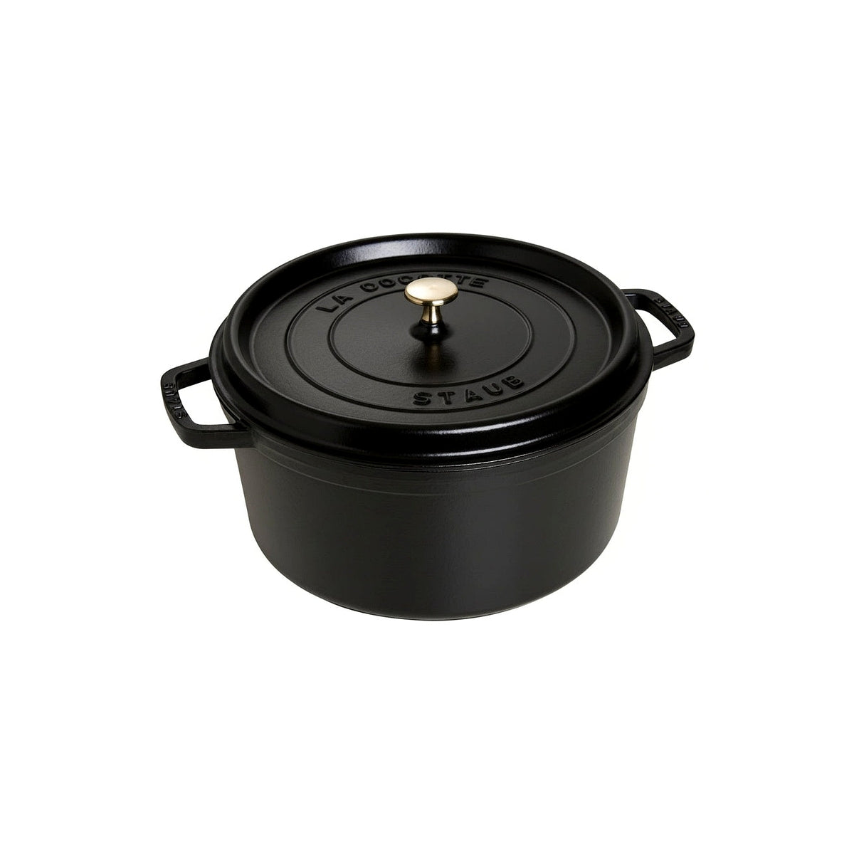 Staub Cocotte round pot 30 cm/8.35 l black, 1103025