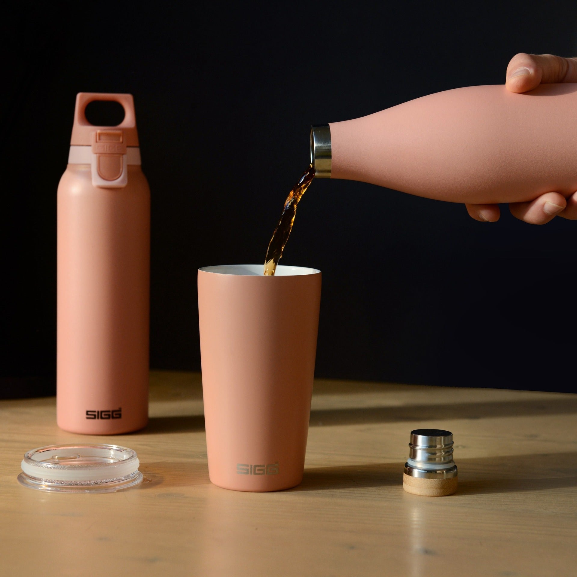 Sigg Neso travel thermo mug 400 ml, pink, 8972.60