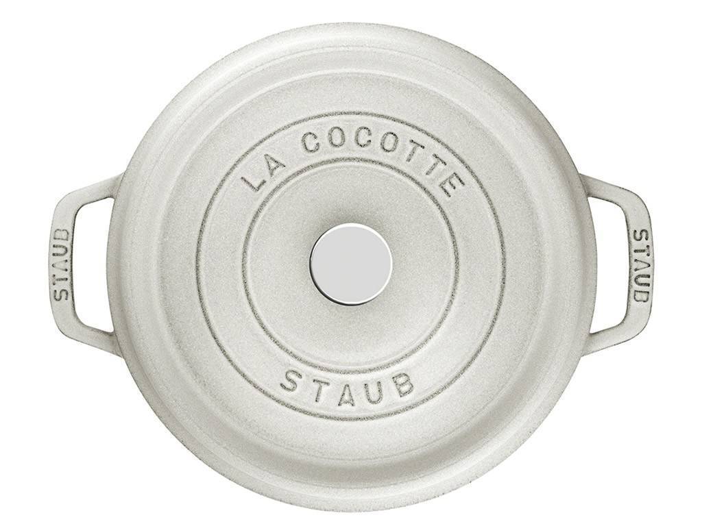 Staub Cocotte hrniec okrúhly 26 cm biela hľuzovka , 11026107