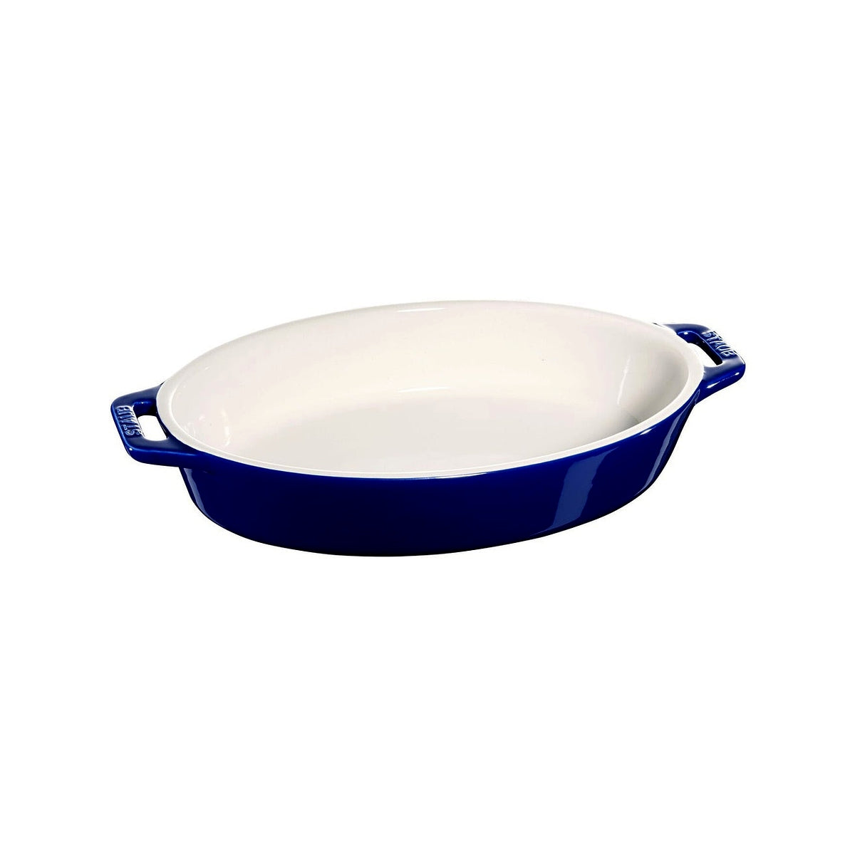 Staub ceramic baking dish oval 23 cm/1,1 l dark blue, 40511-157