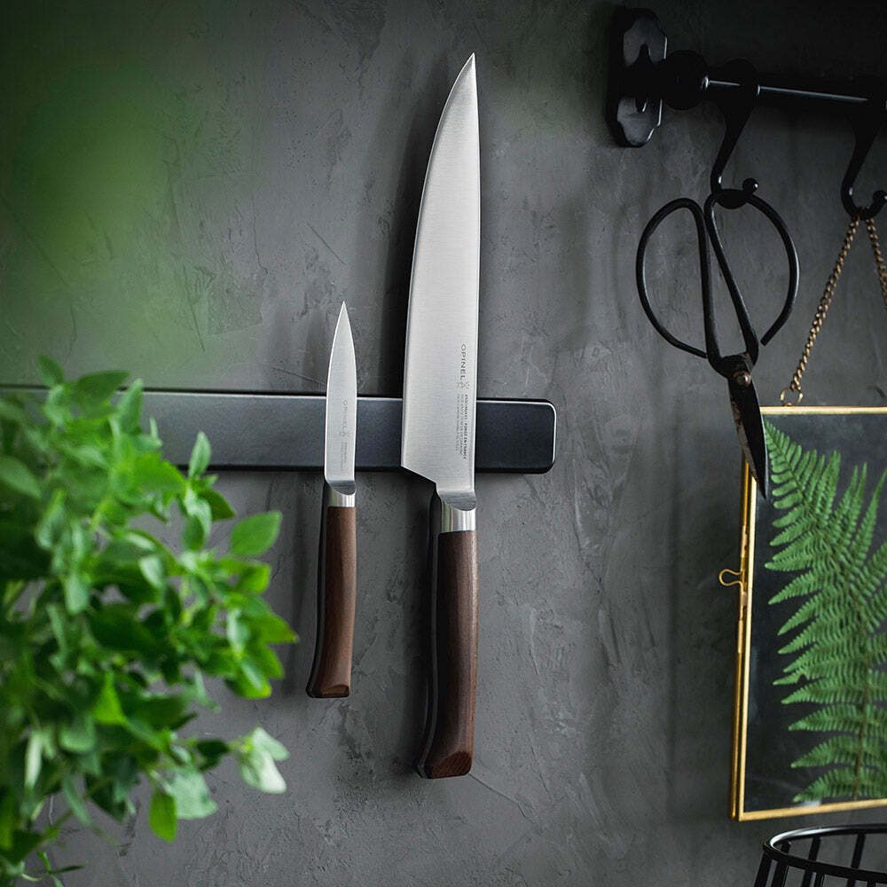 Opinel Les Forgés 1890 Trio set of 3 knives, chef's, carving and vegetable, 002292