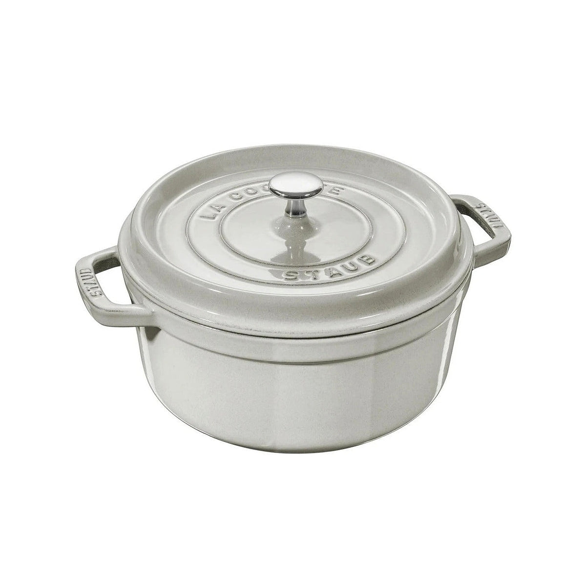 Staub Cocotte round pot 20 cm / 2.2 l, white truffle, 11020107