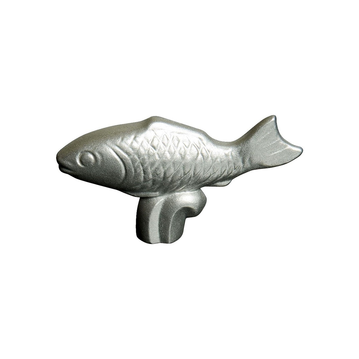 Staub metal handle for lid, fish shape, 1190105