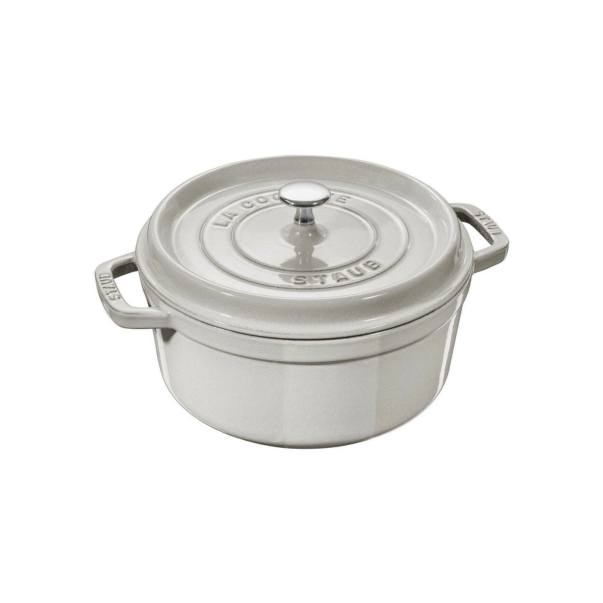 Staub Cocotte pot round 18 cm/1,7 l white truffle, 11018107