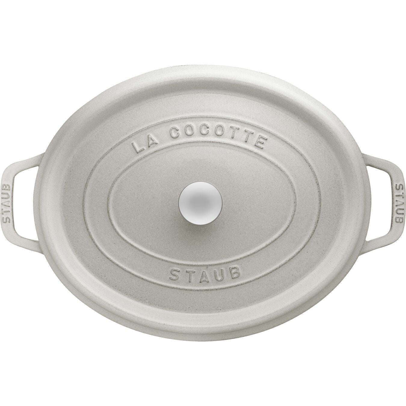 Staub Cocotte hrniec oválny 23 cm/2,3 l biela hľuzovka, 11023107