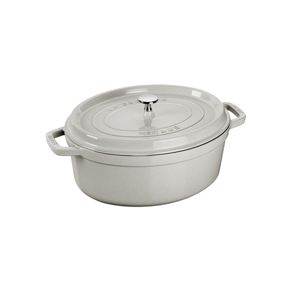 Staub Cocotte hrniec oválny 37 cm/8 l biela hľuzovka, 11037107