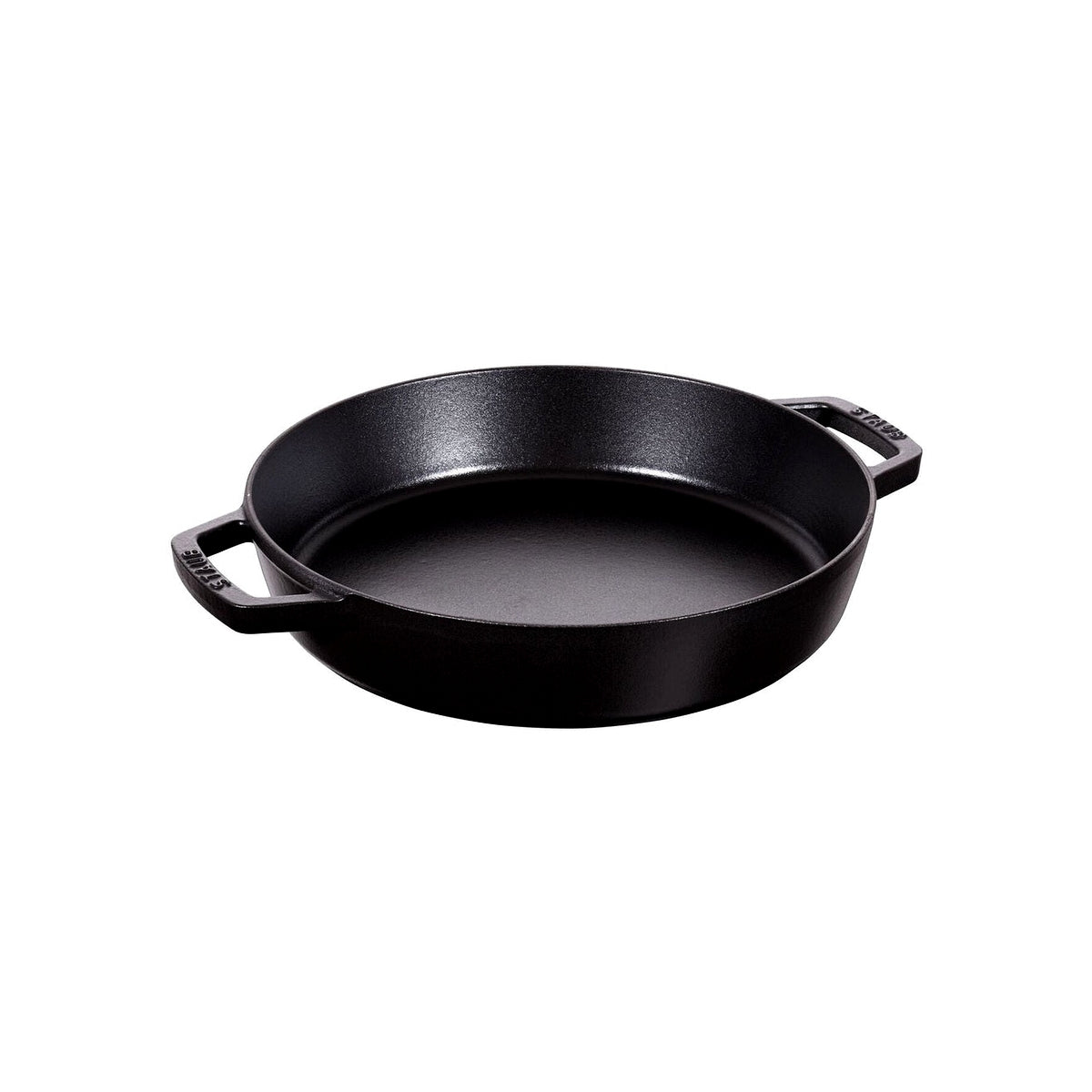Staub litinová pánev se dvěma úchyty 26 cm, černá, 12232623