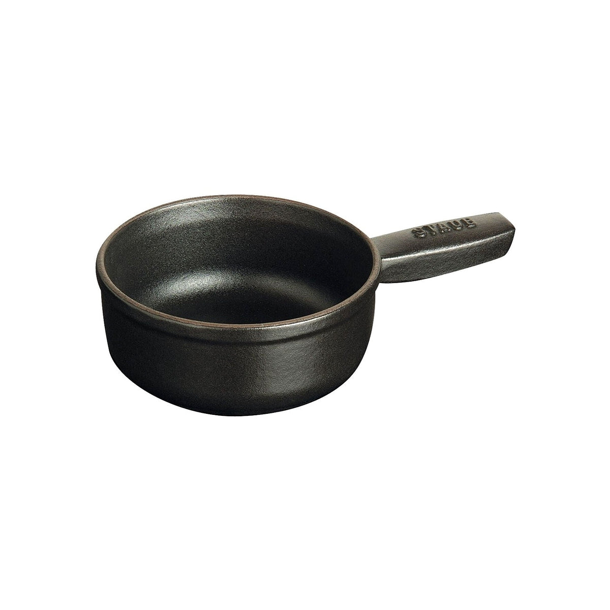 Staub mini hrnec na fondue 12 cm/0,35 l černý, 1461223