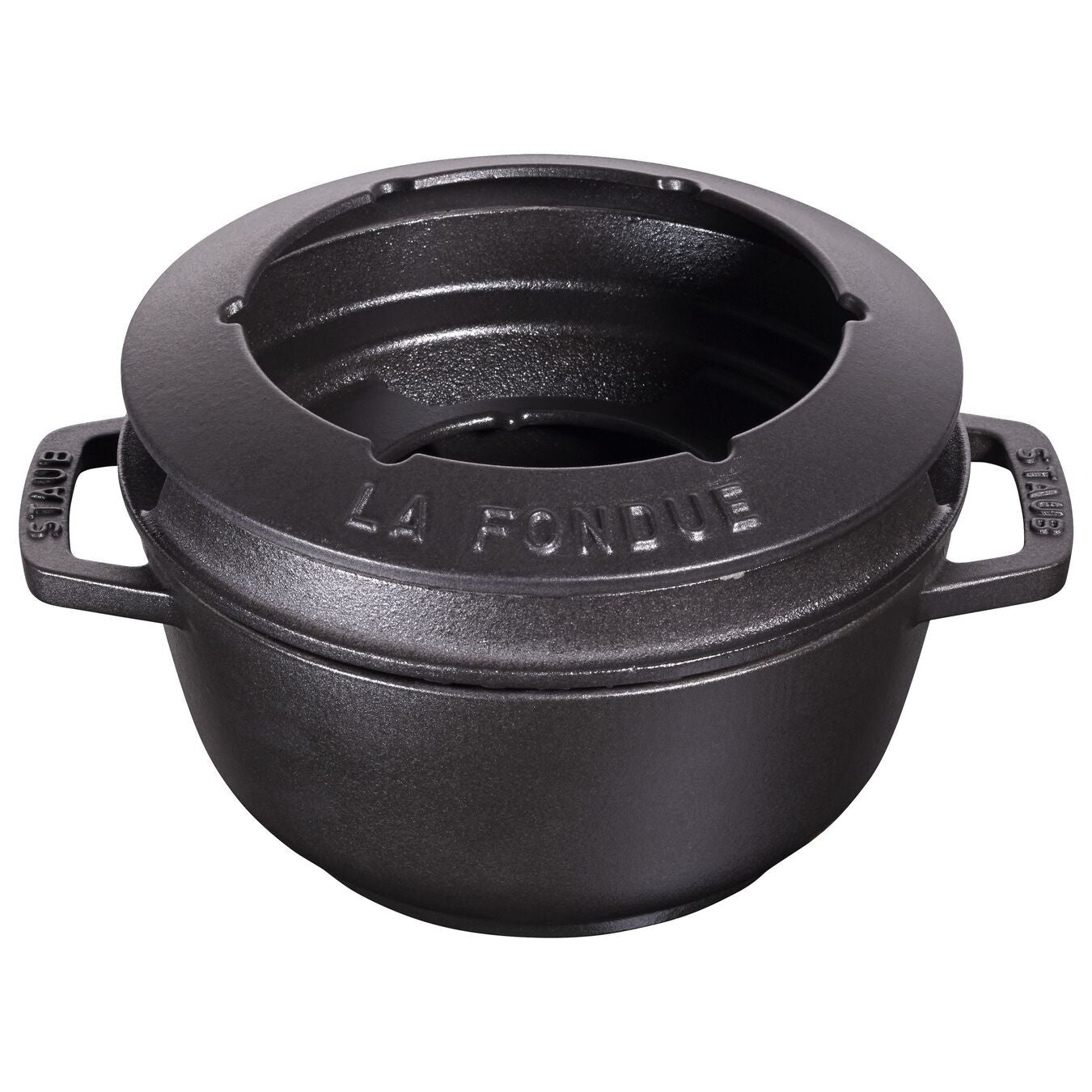 Staub Fondue sada 18 cm/1,65l černá, 14001823