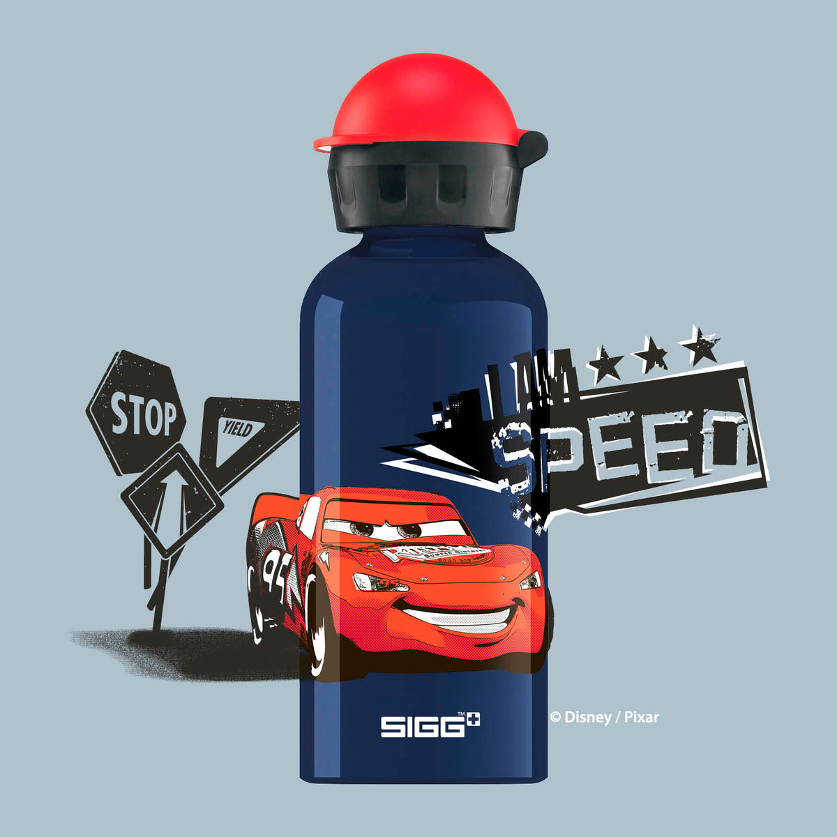 Sigg KBT children's bottle 400 ml, cars speed, 8563.00
