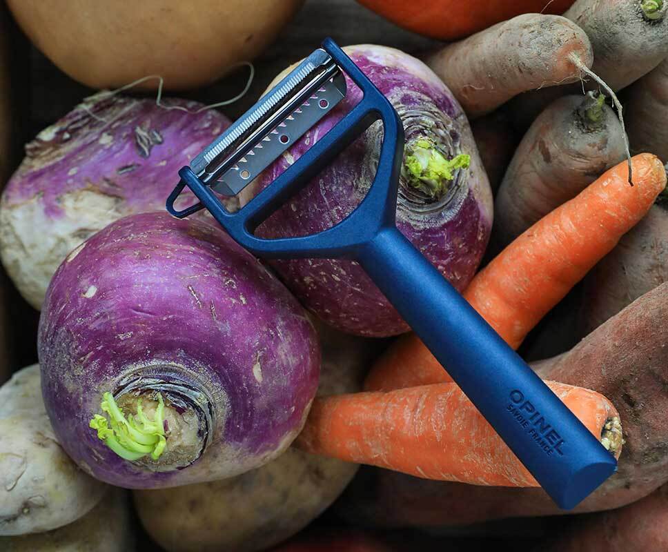 Plastová škrabka Opinel T-Duo, modrá, 002427