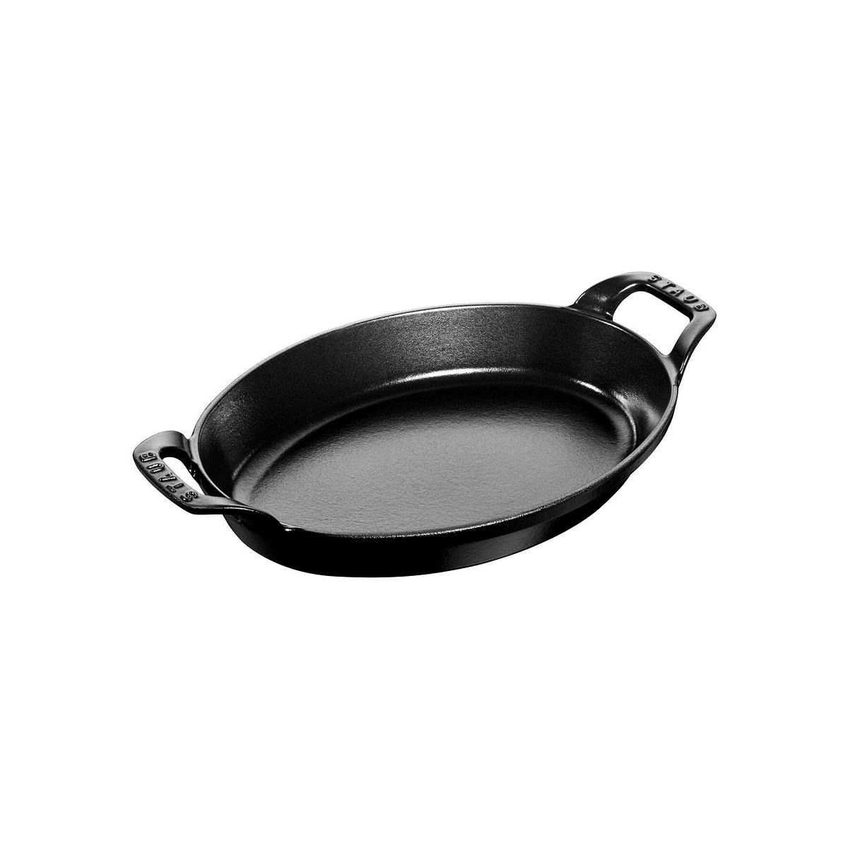 Staub cast iron oval roasting pan 28 cm/1,6 l, black, 40509-341