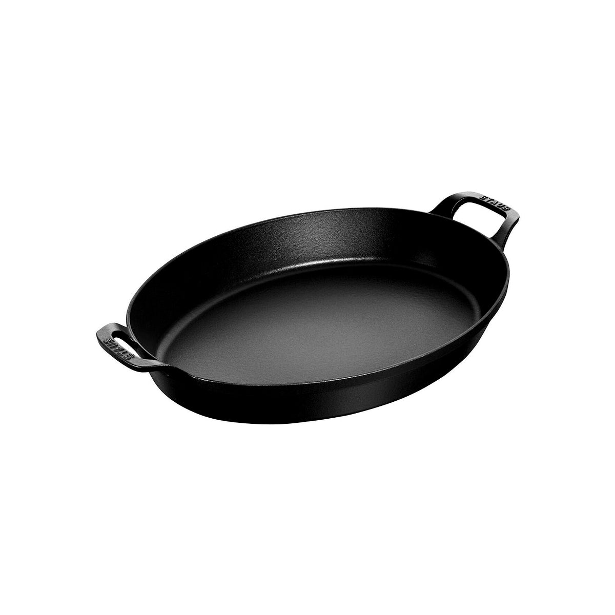 Staub cast iron oval baking dish 37 cm/3,7 l, black, 40508-283