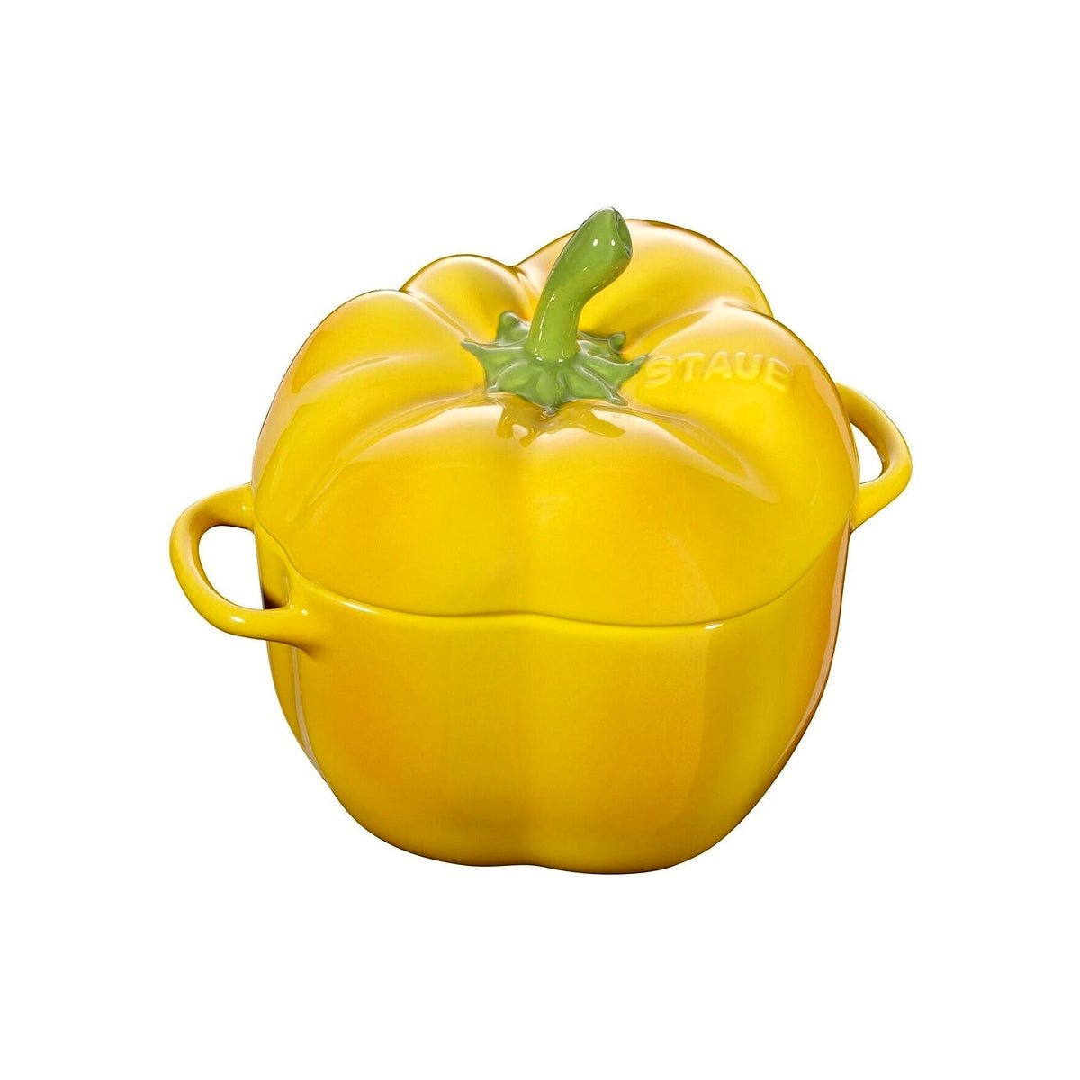 Staub Cocotte ceramic baking dish in the shape of a pepper 12 cm/0,47 l, yellow, 40500-324