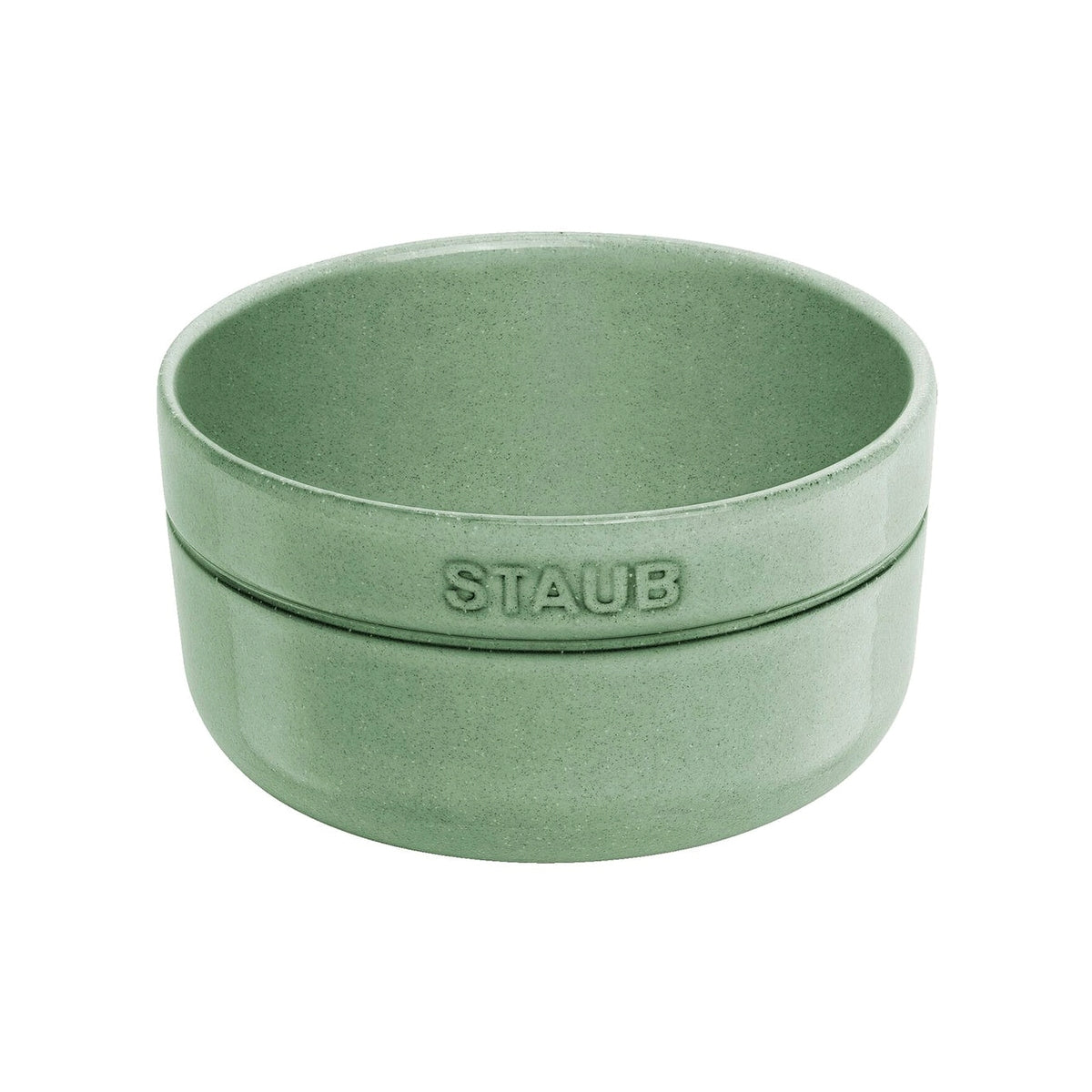 Staub ceramic round bowl 12 cm/0,5 l, sage green, 40508-185