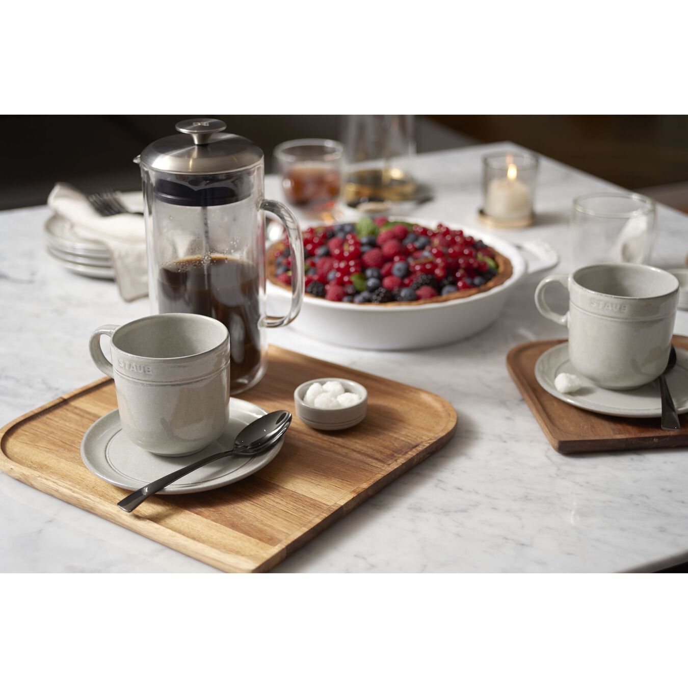 Staub ceramic mug 12 cm/0,35 l, white truffle, 40508-034