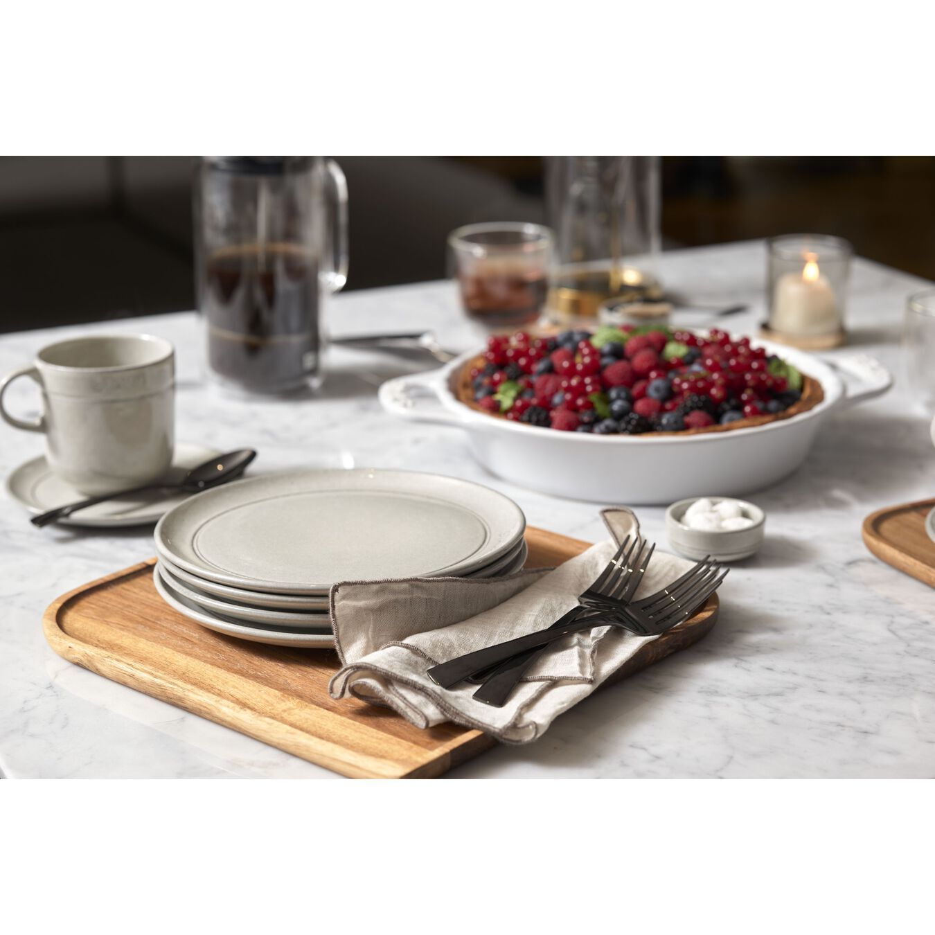 Staub ceramic mug 10 cm/0,2 l, white truffle, 40508-033