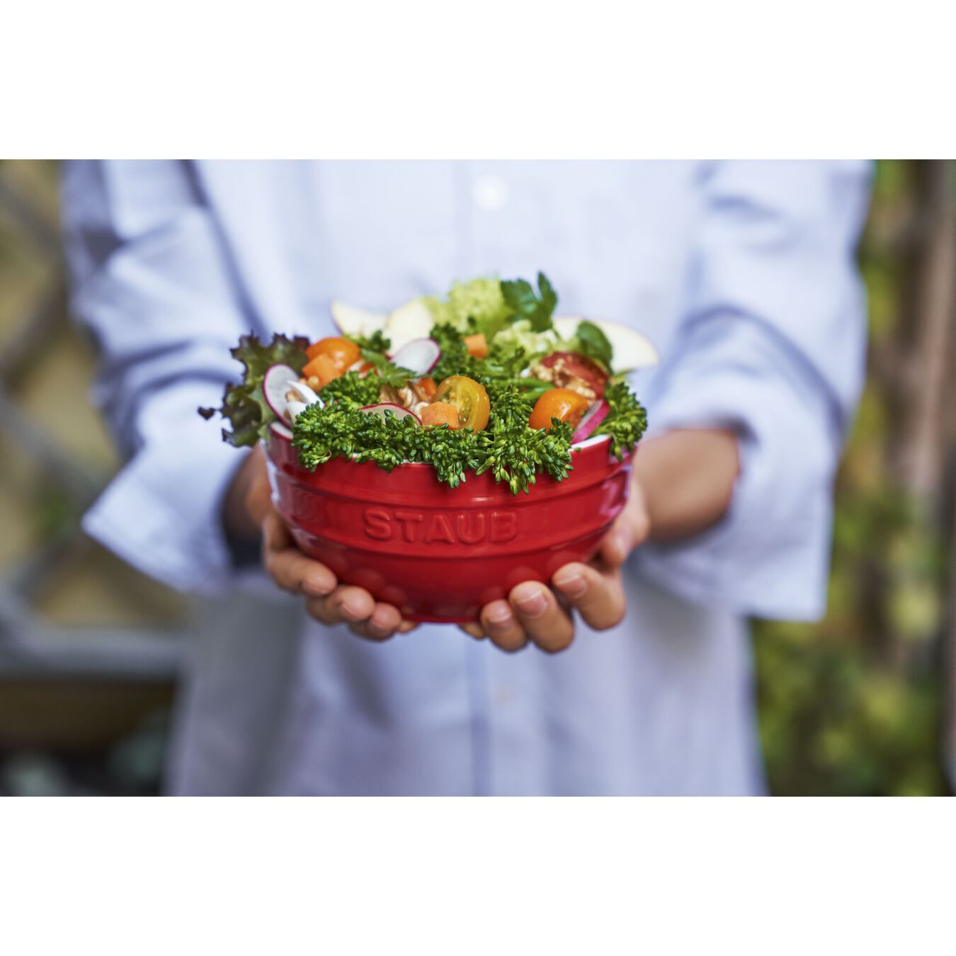 Staub ceramic round bowl 12 cm/0,4 l cherry, 40510-794