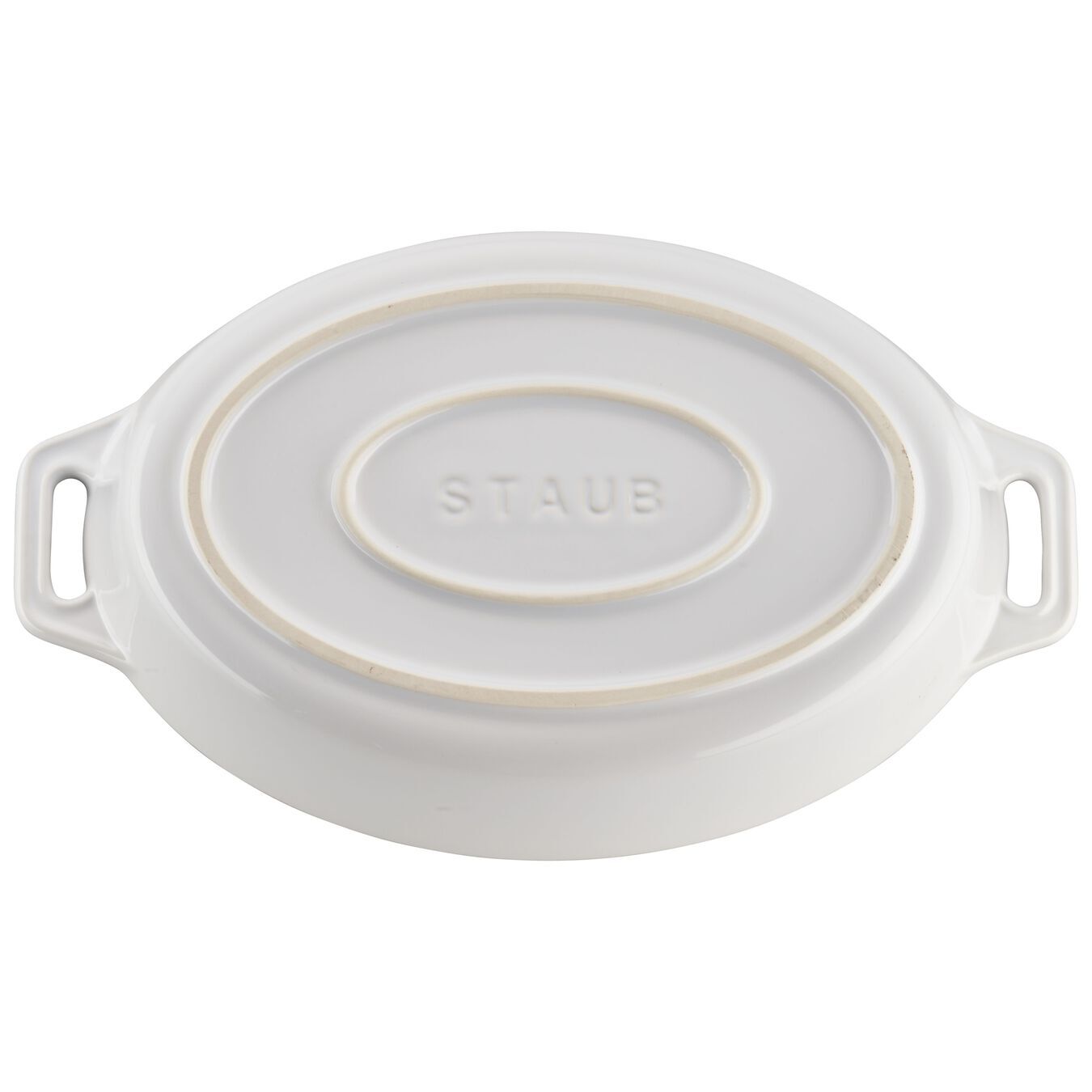 Staub keramická zapékací mísa oválná 23 cm/1,1 l bílá, 40511-158
