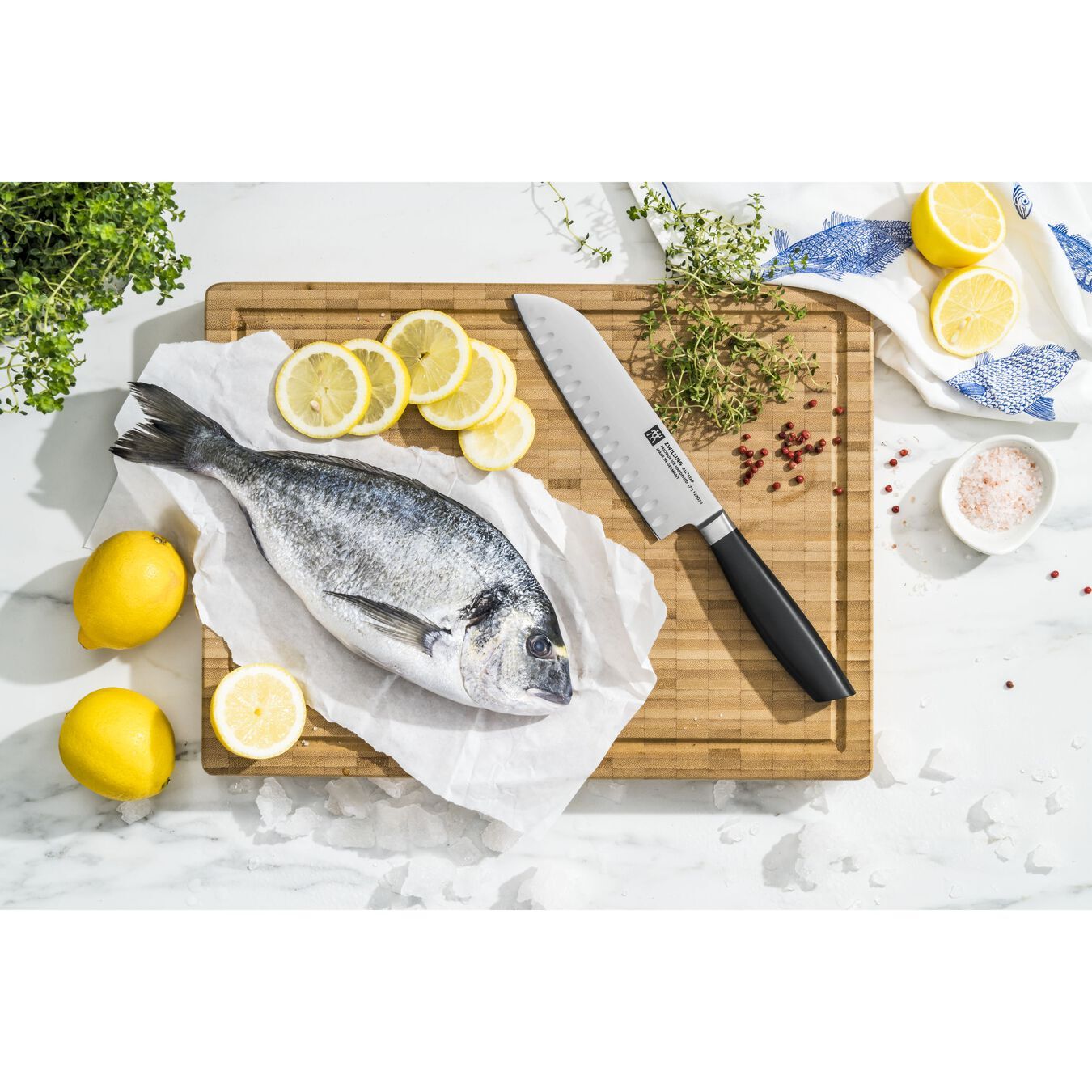 Zwilling All Star Santoku knife with cutter 18 cm, 33768-184