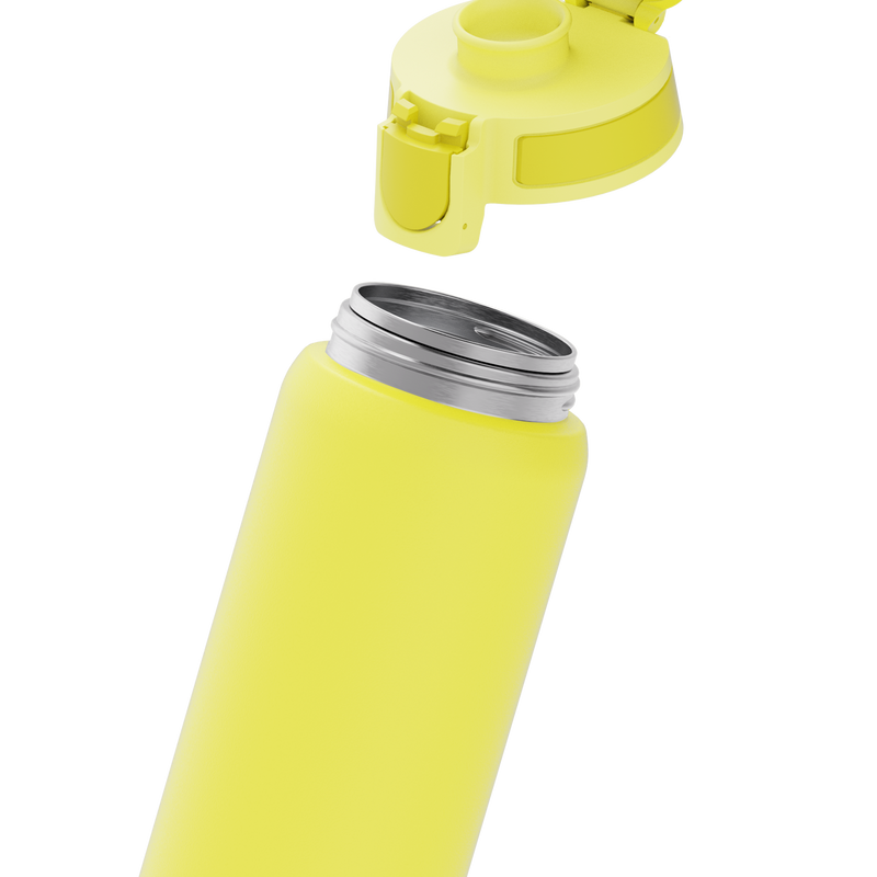 Sigg Shield One stainless steel drinking bottle 750 ml, ultra lemon, 8992.20