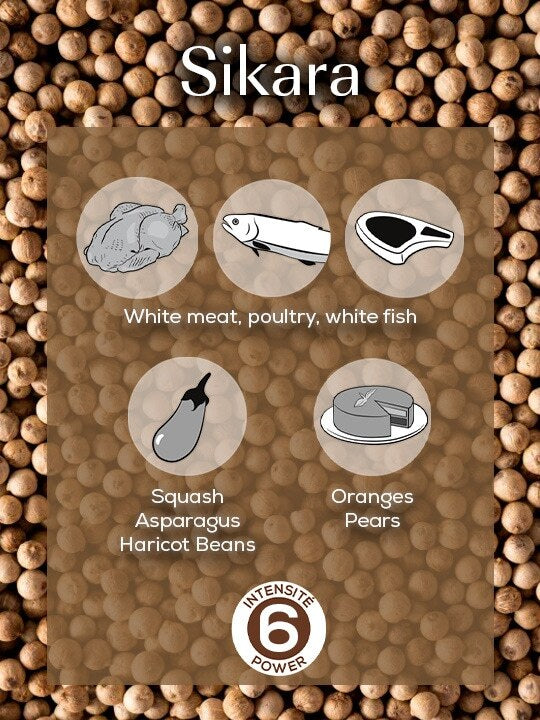 Peugeot White pepper Sikara Premium 3 x 20g, 42486