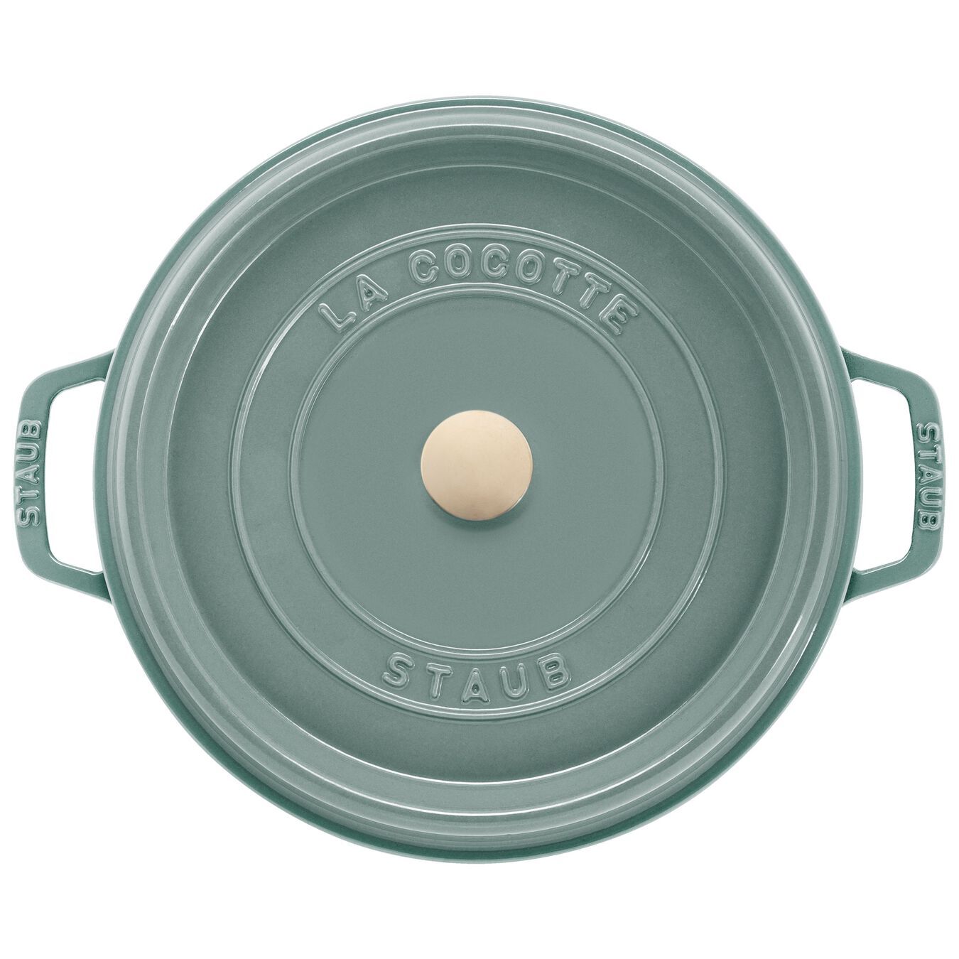 Staub Cocotte pot round 22 cm/2,6 l eucalyptus, 11022121