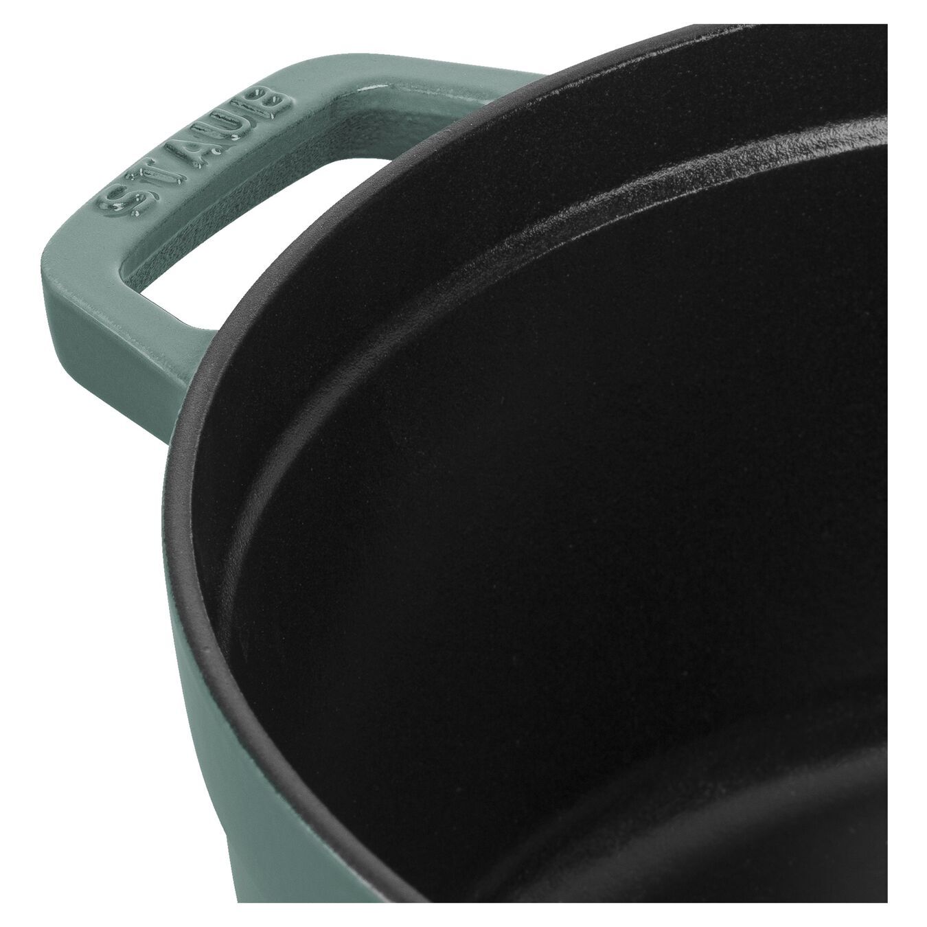 Staub Cocotte pot round 26 cm/5,2 l eucalyptus, 11026121