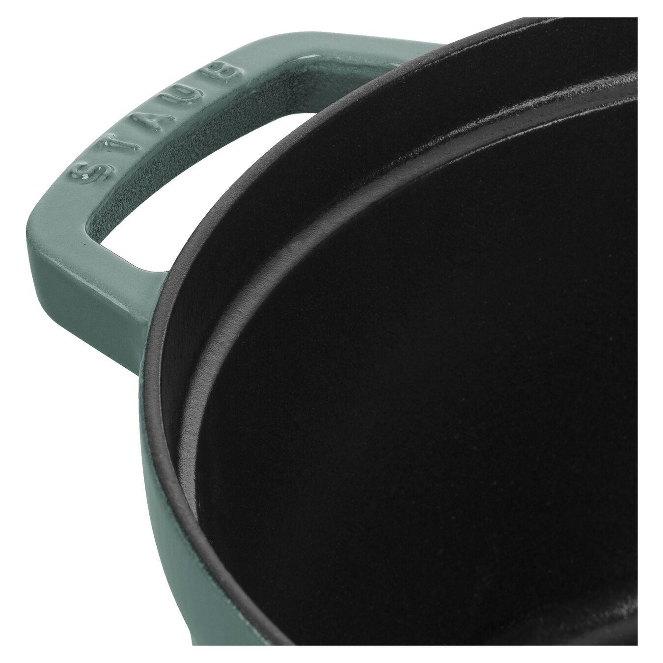 Staub Cocotte pot round 28 cm/6,7 l eucalyptus, 11028121