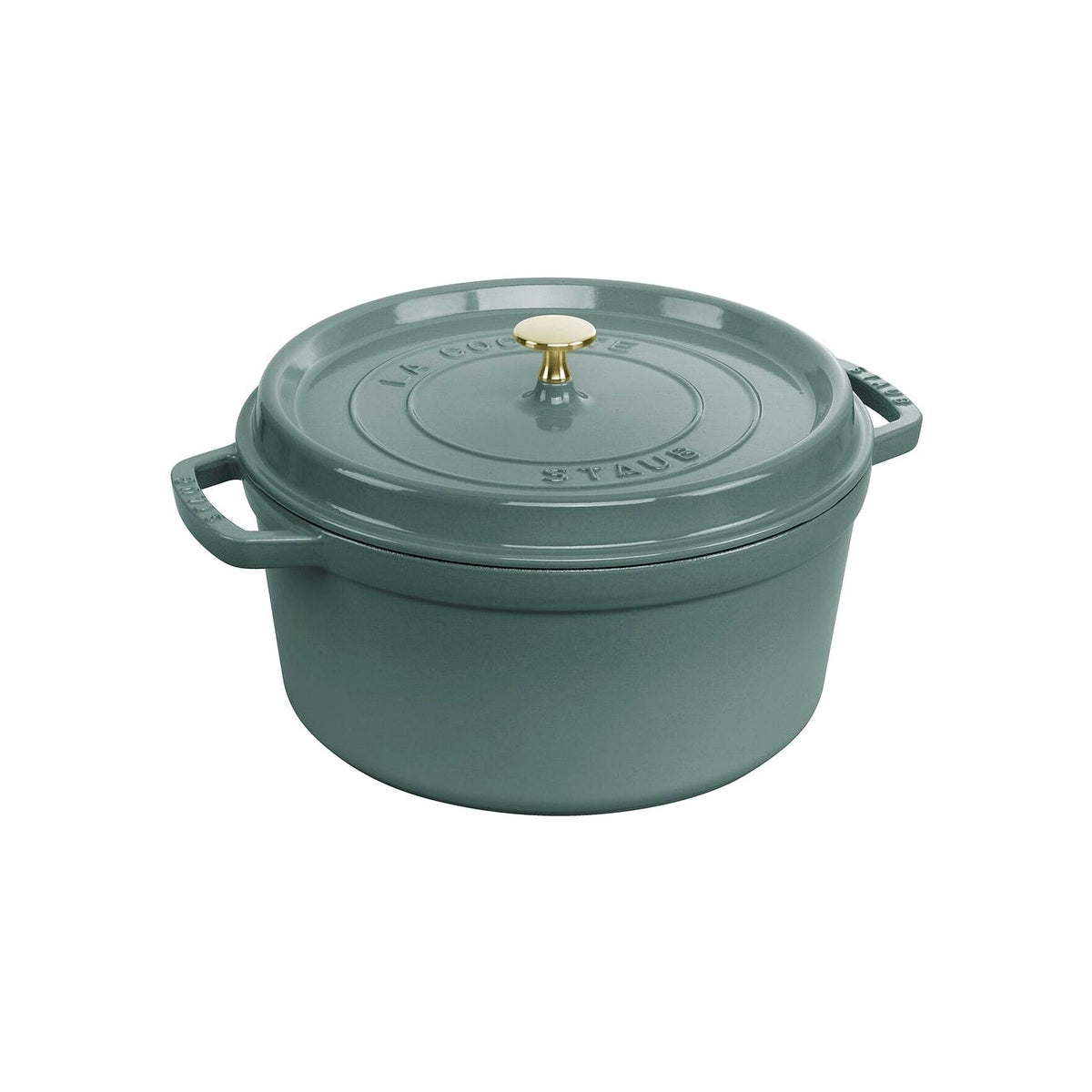 Staub Cocotte pot round 28 cm/6,7 l eucalyptus, 11028121