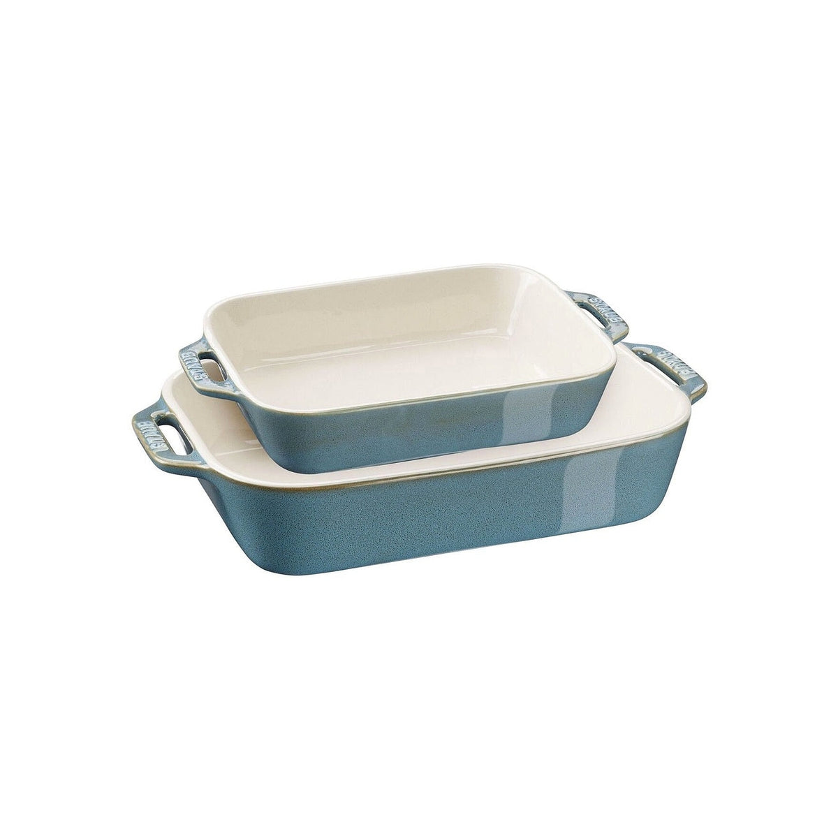 Staub ceramic baking bowls, 2 pcs, antique blue, 40511-924