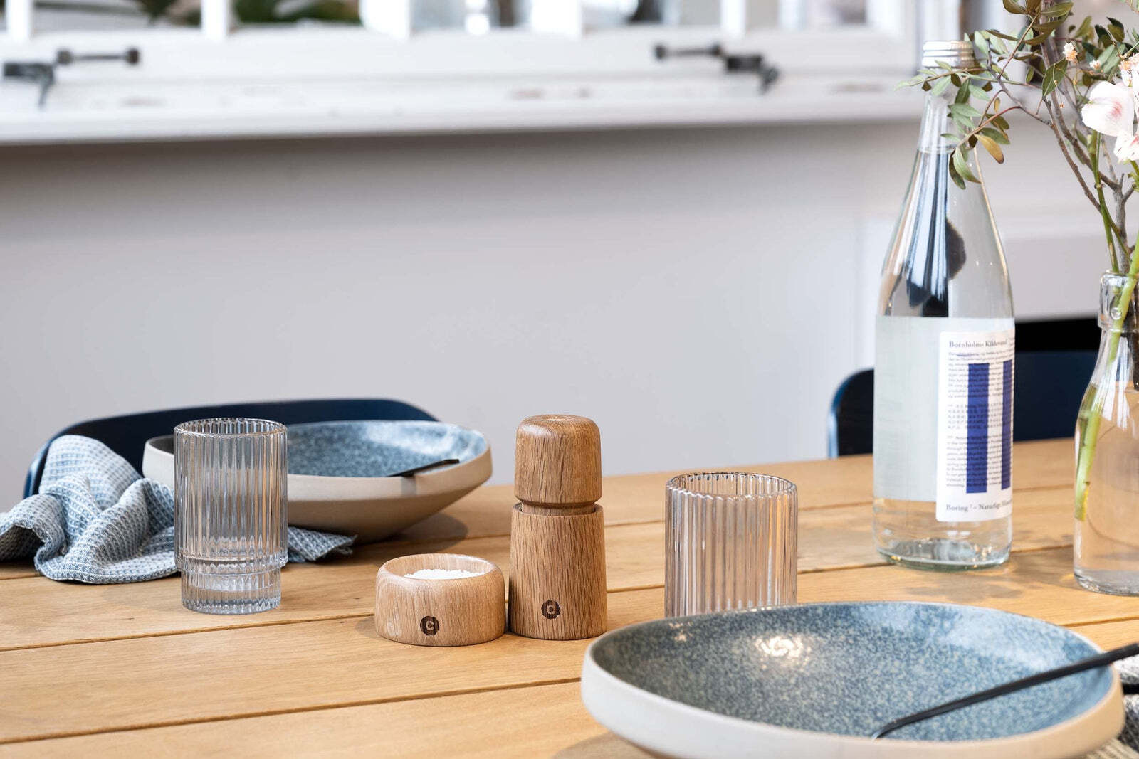 CrushGrind Stockholm set of wooden pepper and salt grinders 11 cm, 070270-2002-2PC