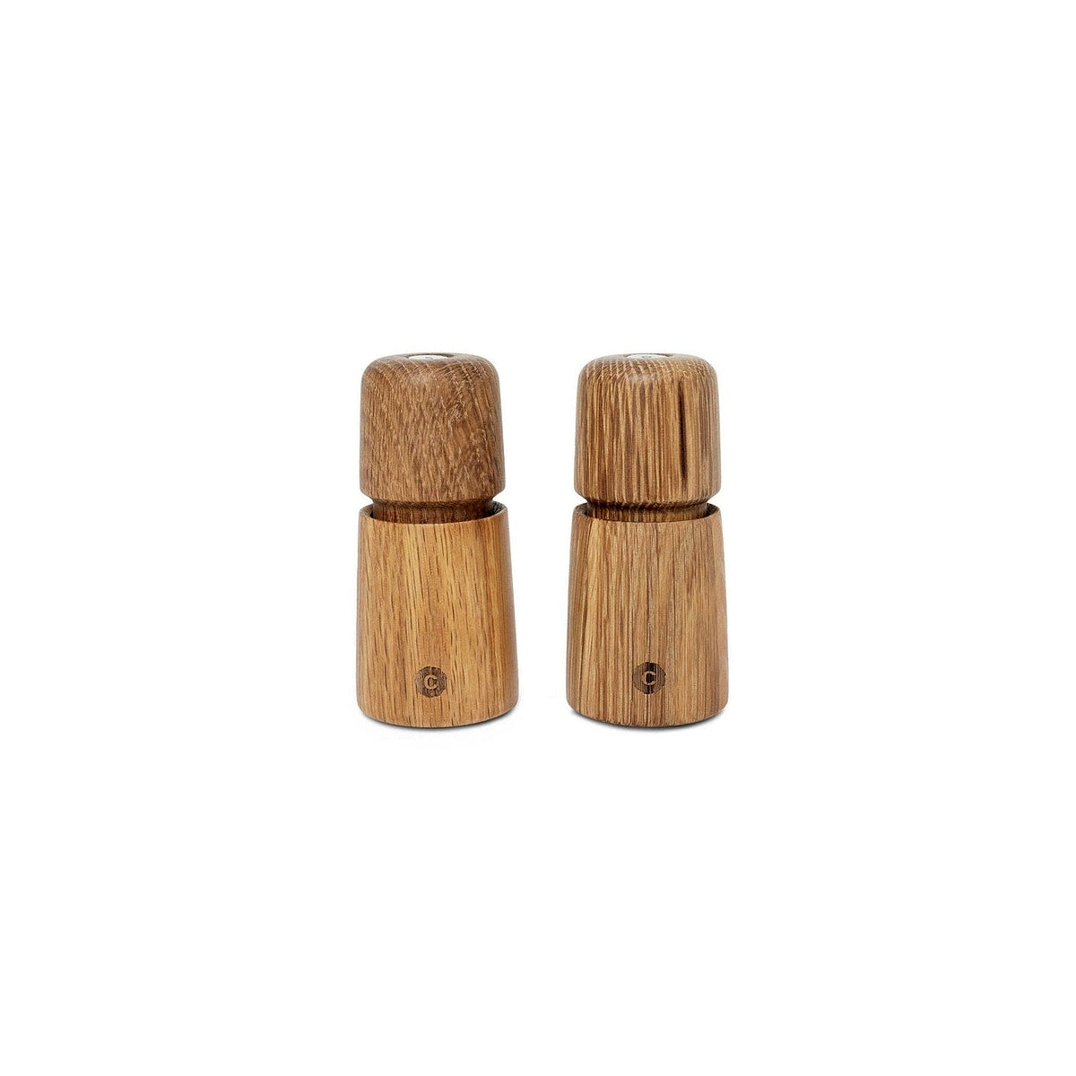 CrushGrind Stockholm set of wooden pepper and salt grinders 11 cm, 070270-2002-2PC