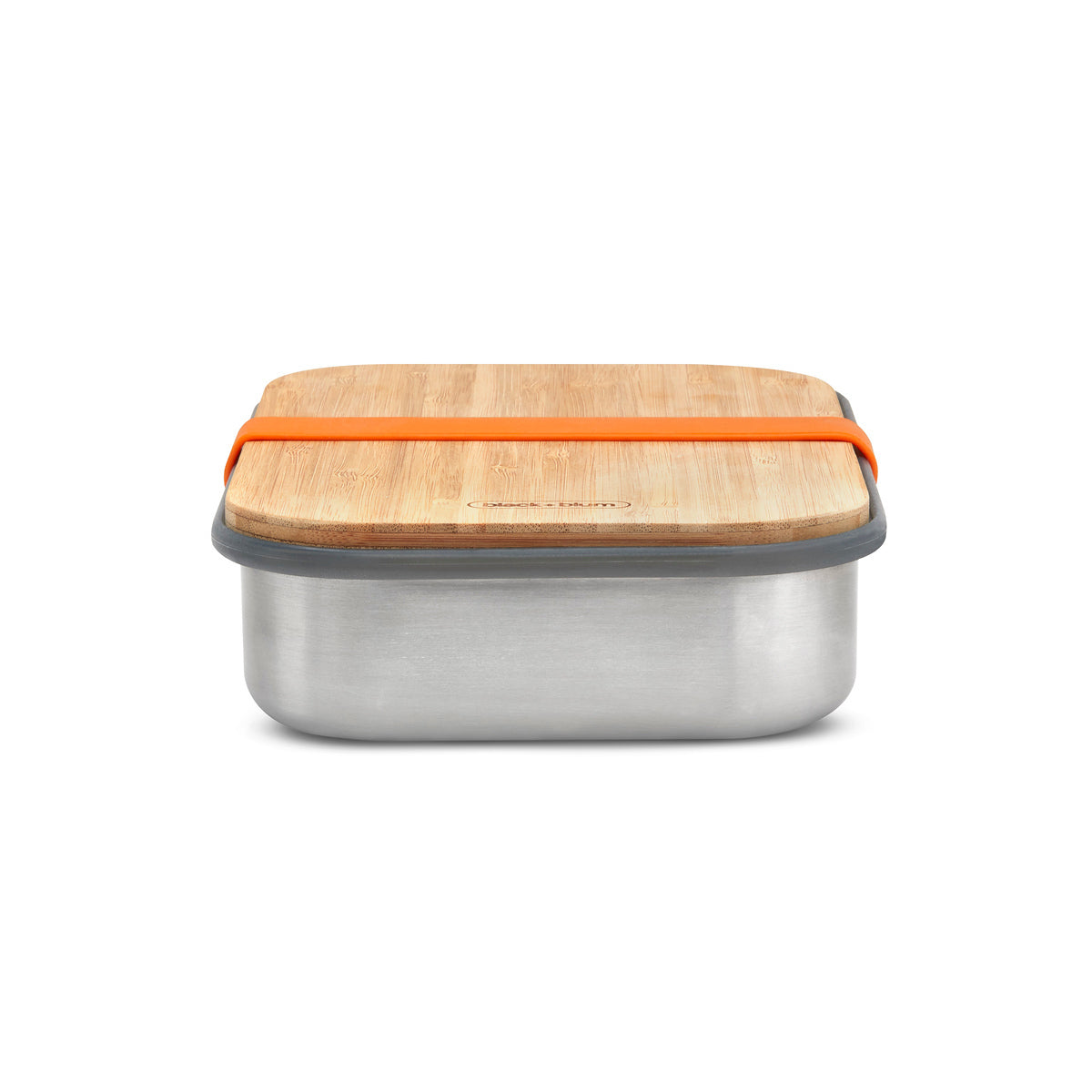 Black+Blum snack box with bamboo lid 0,9 l, orange, BAM-SB003