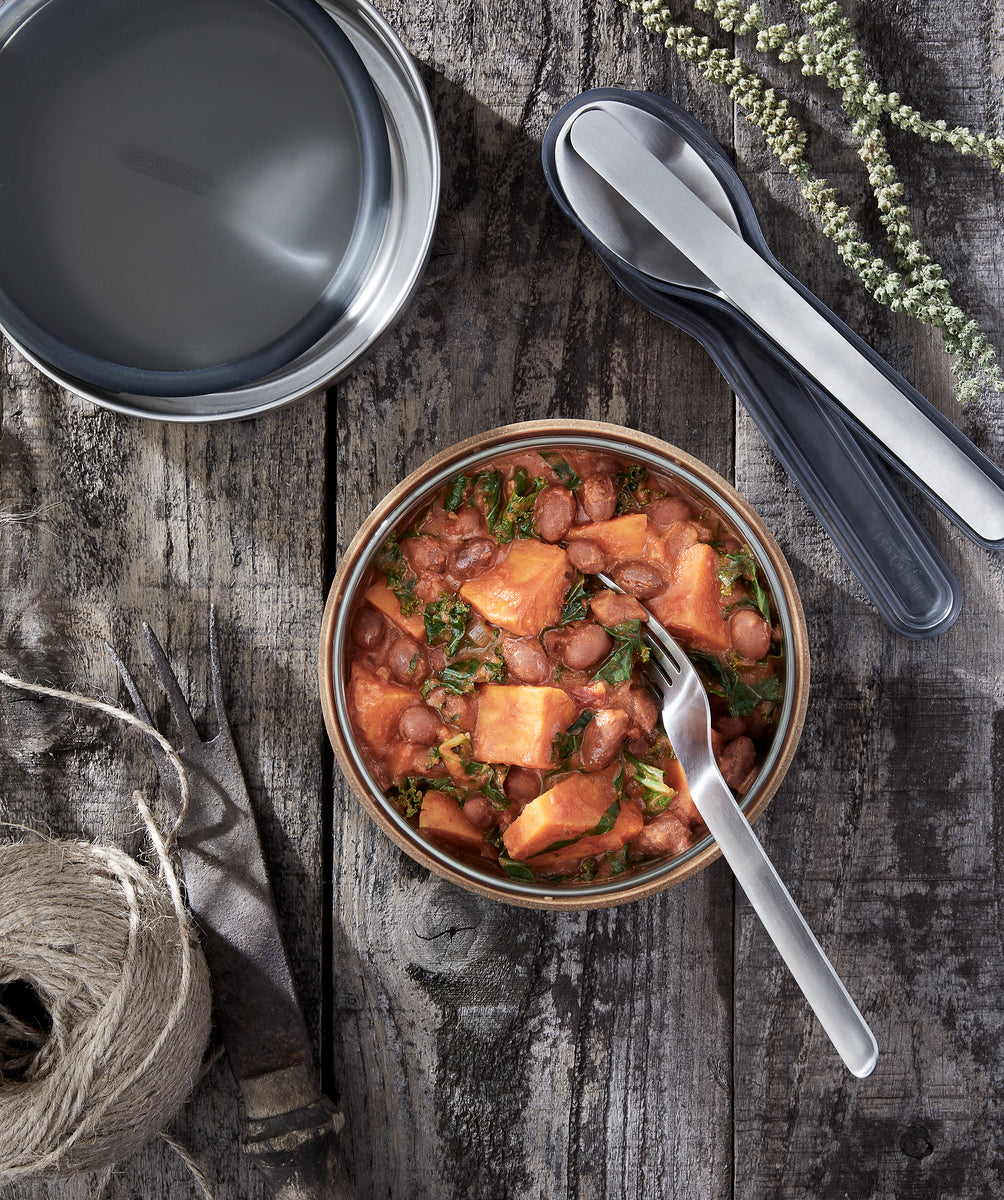 Sklenený box na občerstvenie Black+Blum 0,75 l, mandľový, GR-LB-L014