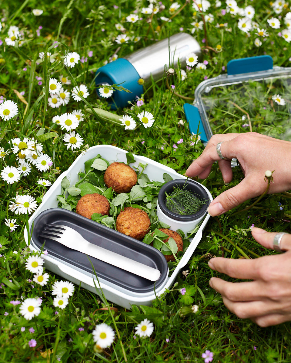 Black+Blum Original snack box with fork 1 l, ocean, BAO-BA005