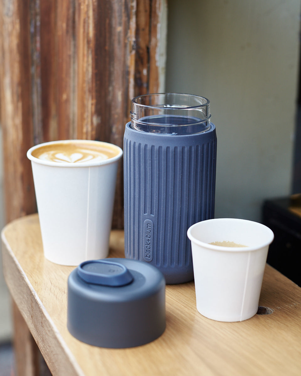 Black+Blum glass travel mug 340 ml, slate, TC-GR015