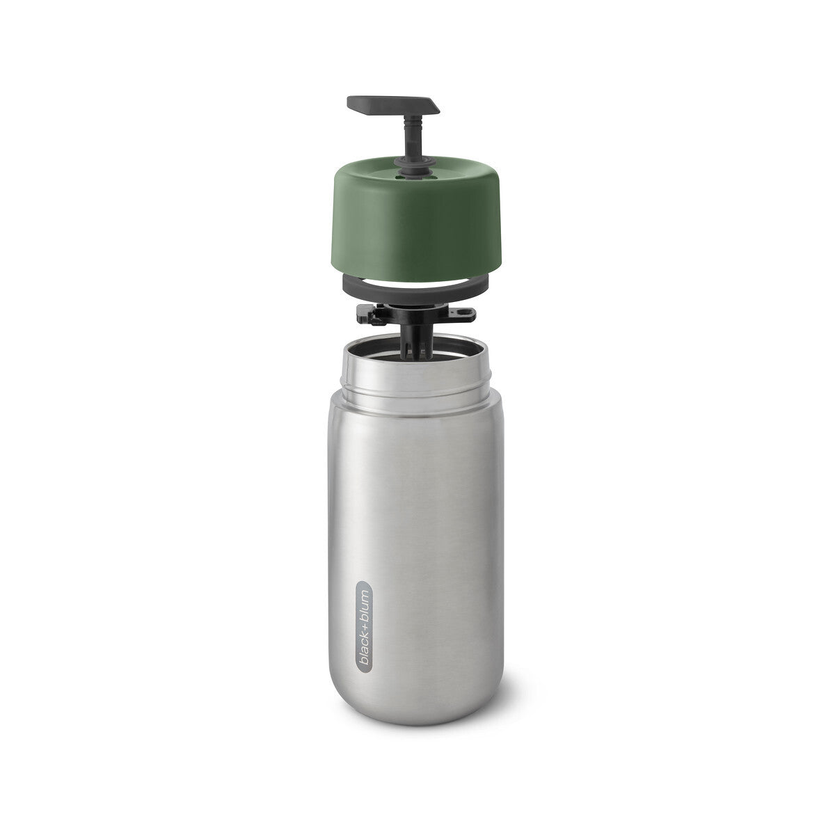 Black+Blum stainless steel travel thermo mug 340 ml, olive, TC-SS010