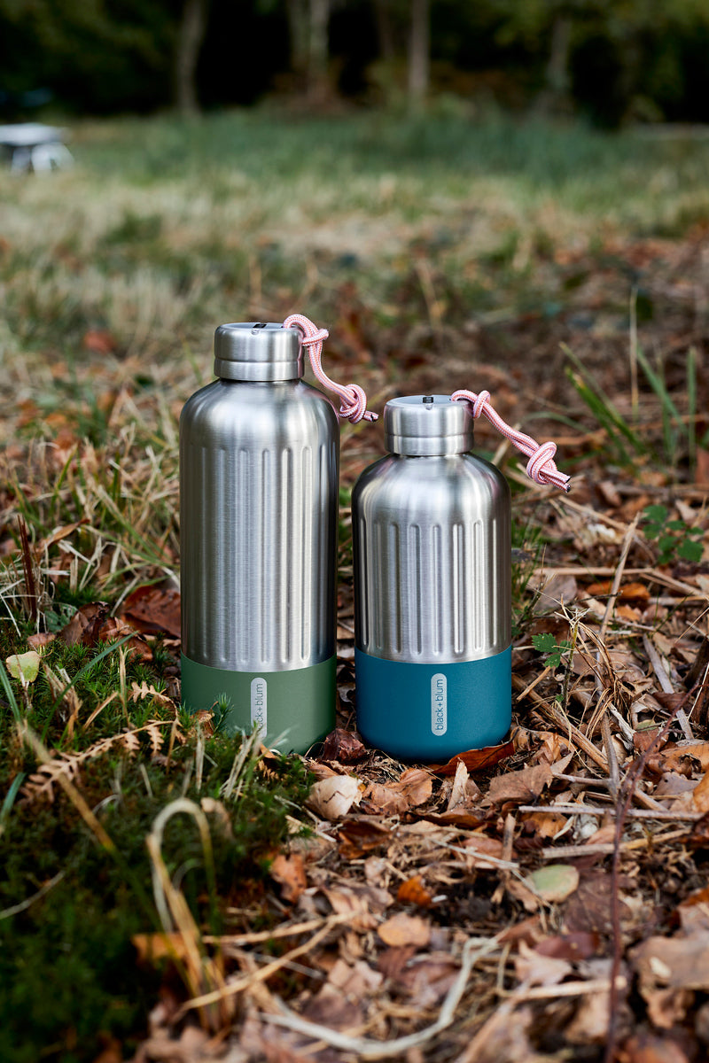 Black+Blum Explorer stainless steel thermo bottle 850 ml, olive, BAM-EIWB-L010